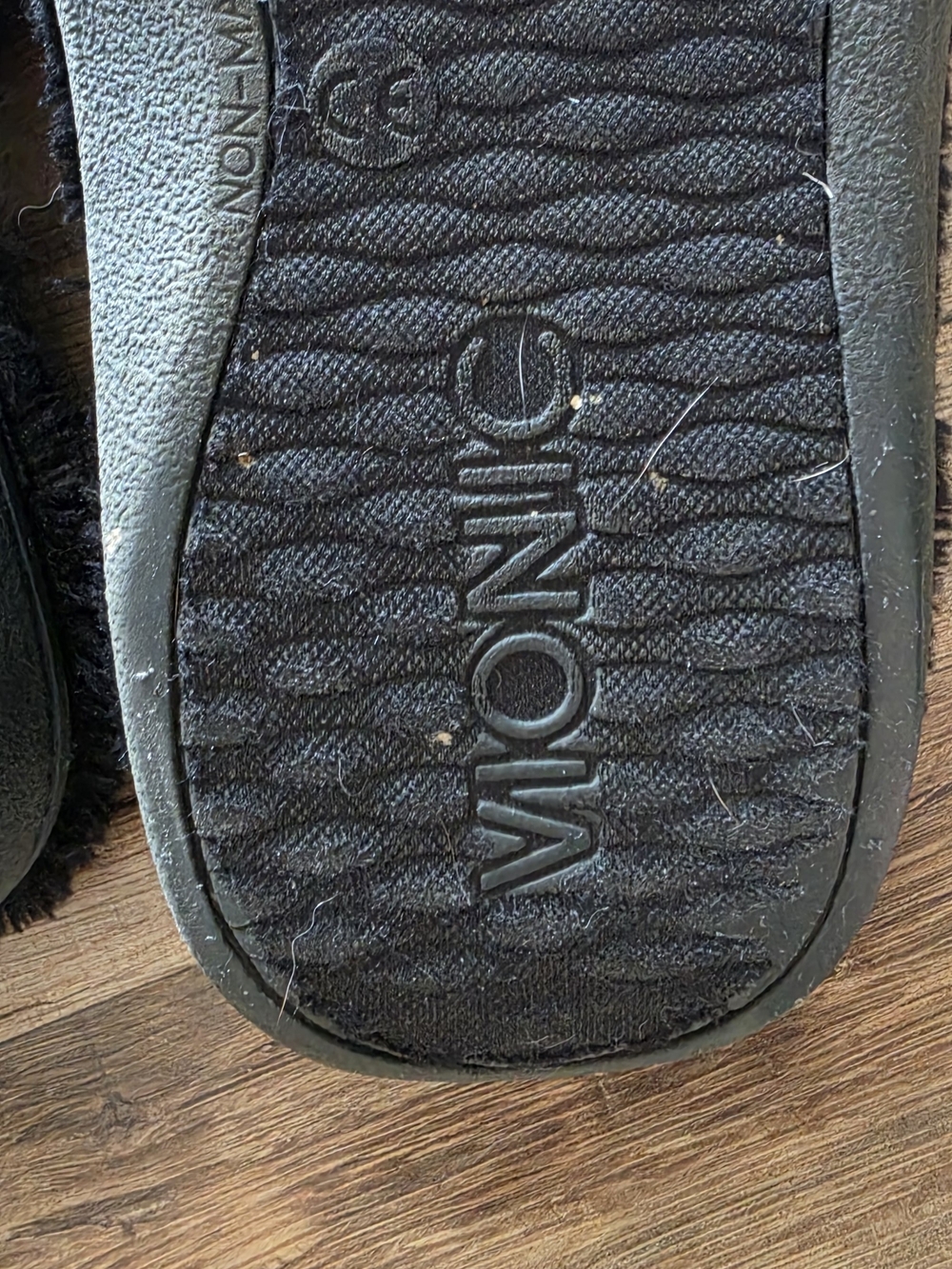 Vionic Black Plush Slide Slippers - Picture 4 of 4